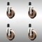 Service Caster 5 Inch 316SS High Temp Glass Filled Nylon 1-3/4 Inch Expanding Stem Caster Set SCC-SS316EX20S514-GFNSHT-134-4 - alternate 1
